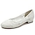 olcso Esküvői cipők-Női Esküvői cipők Menyasszonyi cipők Lapos Kerek orrú Elegáns Csipke Papucs Bor Fekete Fehér