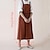 Недорогие Фартуки-Фартук женский из хлопка и льна с карманами для уборки в саду, черный, с завязками на талии