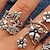 preiswerte Ringe-Ring-Set Party Retro Silber Aleación Blütenform Modisch Vintage Punk 4 Stück / Damen