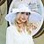 Χαμηλού Κόστους Καπέλα για Πάρτι-Καπέλα Άχυρο Κλος καπέλο Καπέλο ηλίου Πάρτι Τσαγιού Ιπποδρομία Κύπελλο Μελβούρνης Κομψό Ρομαντικό Κλασσικό Με Ακουστικό Καπέλα