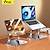 preiswerte Ständer &amp; Kühlpads-Laptop Stand für Schreibtisch Verstellbarer Laptopständer Metall Silikon Tragbar Faltbar Alles in einem Laptop Halter Kompatibel mit Kindle Fire iPad Pro MacBook Air Pro 9 bis 15,6 Zoll 17 Zoll