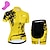 tanie Zestawy ubrań dla kobiet-Damskie Koszulka z szortami na rower Krótki rękaw Kolarstwo górskie Kolarstwie szosowym Żółty Różowy Niebieski Koło zębate Rower Oddychający Odporność na promieniowanie UV Szybkie wysychanie Spandeks