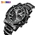 ieftine Ceasuri Digitale-skmei ceas de mână pentru bărbați, modă de lux, modern casual, cu quartz, calendar impermeabil, ceas cu numărătoare inversă, ceas cu alarmă, ceas sport din oțel inoxidabil
