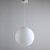 ieftine Lumini pandantive-30/35cm pandantiv imprimare 3d led glob design luna stil artistic home deco. lumina suspendata creativa