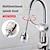 cheap Faucet Sprayer-Kitchen Sink Tap Faucet Extension 18cm 2 Mode Sprayer, 360 Degree Rotatable Anti-Splash Extender with Hose Spray Head Swivel Aerator Foam &amp; Rain Mode for 22-24mm Diameter