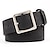 cheap Women&#039;s Belt-Women&#039;s Unisex PU Buckle Belt PU Leather Prong Buckle Plain Casual Classic Party Daily White Black Pink Red