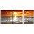 cheap Prints-Canvas Prints Wall Art Sunset Ocean Beach Pictures White waves Photo Painting Living Room Bedroom Home Decoration Stretching Framed
