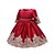 cheap Dresses-Girls&#039; 2Pcs Jacquard Solid Colored Flower Tulle Dress Party Birthday Embroidered Lace Trims Bow Dark Blue Above Knee 3/4 Length Sleeve Vintage Sweet Dresses Easter Spring Summer Slim