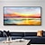 cheap Landscape Paintings-Oil Painting Hand Painted Vertical Abstract Landscape Contemporary Modern Rolled Canvas (No Frame)