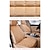 preiswerte Autositzbezüge-2 Stück Universal-Autositzbezug vorne vier Jahreszeiten Autoinnenausstattung Beflockung Stoffkissen Autositzschutz einfach zu installieren mit integrierten Aufbewahrungstaschen warm halten