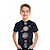 preiswerte 3D-T-Shirts für Jungen-Jungen 3D Galaxis T-Shirt Kurzarm 3D-Druck Sommer Frühling Aktiv Sport Modisch Polyester kinderkleidung 3-12 Jahre Outdoor Täglich Innen Regular Fit