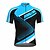 cheap Cycling Jerseys-21Grams Men&#039;s Cycling Jersey Short Sleeve Bike Top with 3 Rear Pockets Mountain Bike MTB Road Bike Cycling Breathable Quick Dry Moisture Wicking Green Yellow Sky Blue Spandex Polyester Sports