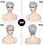 cheap Older Wigs-Piexie Cut Wigs for Women Short Silver Wig Natural Wave Wigs Heat Resistant Fiber Hair Replacement Wigs