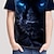 Χαμηλού Κόστους αγορίστικα 3d μπλουζάκια-Αγορίστικα Κοντομάνικη μπλούζα Κοντομάνικο Κοντομάνικη μπλούζα Ζώο Λεοπάρ 3D εκτύπωση Ενεργό Αθλήματα Μοντέρνα Πολυεστέρας ΕΞΩΤΕΡΙΚΟΥ ΧΩΡΟΥ Καθημερινά Εσωτερικό Παιδιά 3-12 χρόνια