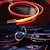 cheap LED String Lights-LED Car Interior Decorative Light Strip 16 Million Colors 5 in 1 with 236 inches RGB Flexible EL Wire By APP Control Automobile Atmosphere Lamp Neon Light Strip 1 Set