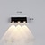 preiswerte Außenwandleuchten-Außenwandleuchte LED wasserdicht Hof Flur Metall Wandleuchten 220-240V 3 W
