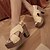 cheap Women&#039;s Sandals-Women&#039;s Sandals Bunion Sandals Cosplay Shoes Wedding Sandals Buckle Chunky Heel Round Toe Vintage Daily PU Leather Loafer Spring Summer Polka Dot Almond Brown