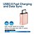 cheap USB Cables-2 Pack USB C to USB OTG Adapter Thunderbolt 3 to USB 3.0 Adapter Compatible with MacBook Pro Microsoft Surface Samsung Galaxy S21 S22 Ultra Note 20 and More Type-C Devices