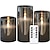 billige Dekor- og nattlys-flimrende flammeløse stearinlys fjernkontroll batteridrevne stearinlys imitert glass med fjernkontroll akryl sykling timer 24 timers pakke med 3d3x h456led stearinlys store søylelys