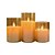 abordables Luces de velas-velas parpadeantes sin llama luces de control remoto velas que funcionan con pilas velas de imitación de vidrio con temporizador de ciclo de acrílico remoto 24 horas paquete de velas 3d3x h456led