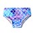 cheap Girls&#039; Swimwear-Toddler Girls&#039; Three Piece Swimwear Swimsuit Backless Layered Ruffle Swimwear Sleeveless Print Tie Dye Blue Purple Pink Sexy Outdoor Beach Bathing Suits 2-8 Years / Summer