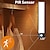 cheap Décor &amp; Night Lights-69LED PIR Motion Sensor Night Light USB Charging Cabinet Wardrobe Wall Light Human Body Automatic Sensing Night Light Stair Bedroom Lighting Smart Light Sensing Night Lamp