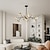 abordables Lámparas de araña-Candelabro de diseño único de 102 cm, cristal led de estilo nórdico, sala de estar moderna, comedor, dormitorio, 110-120v