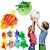 cheap Stress Relievers-5 pcs Funny Blowing Animals Inflate Dinosaur Vent Balls Antistress Hand Balloon Fidget Party Sports Games Toys for Boy and Girls Easter Gift