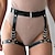 abordables Ceintures femme-Femme Unisexe PU Boucle Ceinture Cuir PU Boucle à griffes Pur Décontractée Classique Soirée du quotidien Noir