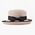 זול כובע מסיבות-כובעים ארוג כובע קש קזו&#039;אל חגים מסיבת קוקטייל גביע מלבורן קלאסי רטרו עם קשר קשת מסאטן כיסוי ראש כיסוי ראש