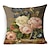 abordables style floral &amp; végétal-ferme maison double côté housse de coussin 1 pc doux décoratif carré jeter taie d&#039;oreiller taie d&#039;oreiller pour chambre salon qualité supérieure lavable en machine intérieur coussin pour canapé canapé