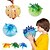 abordables Artículos antiestrés-5 uds divertidos animales que soplan inflan bolas de ventilación de dinosaurio antiestrés mano globo fidget fiesta juegos deportivos juguetes para niños y niñas regalo de Pascua