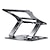 cheap Stands &amp; Cooling Pads-Laptop Stand for Desk Adjustable Laptop Stand Metal Silicone Portable Foldable All-In-1 Laptop Holder Compatible with Kindle Fire iPad Pro MacBook Air Pro 9 to 15.6 inch 17 inch