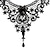 رخيصةأون أطقم المجوهرات-مهرجان دانتيل ريترو نسائي من nacklace مصنوع من الأكريليك بتصميم عتيق