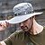 abordables Accesorios de ropa de montaña-Hombre Mujer Gorro para el Sol Gorro de pesca Gorro para senderismo Sombrero boonie Ala ancha Verano Al aire libre Impermeable Protección solar UV Transpirable Secado rápido Sombrero Verde Trébol
