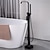 olcso Csaptelepek fürdőkádhoz-kád csaptelep - modern galvanizált szabadon álló sárgaréz szelepes kád zuhanycsaptelepek