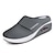cheap Women&#039;s Slip-Ons &amp; Loafers-Women&#039;s Clogs Mules Wedge Heels Sporty Mules Sports Sandals Daily Beach Solid Color Solid Colored Summer Wedge Heel Round Toe Sporty Basic Casual Walking Mesh Loafer Dark Grey Black Pink