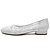 Χαμηλού Κόστους Παπούτσια Γάμου-Γυναικεία Γαμήλια παπούτσια Νυφικά Παπούτσια Επίπεδο Τακούνι Στρογγυλή Μύτη Κομψό Δαντέλα Μοκασίνια Κρασί Μαύρο Λευκό