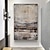 billige Abstrakte malerier-Hang-Painted Oliemaleri Hånd malede Horisontal panorama Abstrakt Landskab Moderne Omfatter indre ramme