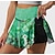 cheap Running Skirts-Women&#039;s Running Shorts Tennis Skirts Side Pockets 3D Print High Waist Shorts Athletic Athleisure Breathable Moisture Wicking Soft Fitness Gym Workout Running Sportswear Activewear Floral Yellow Light