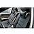 preiswerte Kopfstützen und Hüftkissen fürs Auto-StarFire 2pcs Car Neck Pillows PU Leather Head Support Protector Head Pain Relief Filled Fiber Car Pillow Black Beige Brown Universal Headrest Backrest Cushion