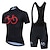 cheap Cycling Jersey &amp; Shorts / Pants Sets-OUKU Men&#039;s Short Sleeve Cycling Jersey with Bib Shorts Mountain Bike MTB Road Bike Cycling White Red Blue Graphic Design Bike Quick Dry Moisture Wicking Sports Graphic Design Clothing Apparel