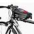 お買い得  自転車用フレームバッグ-WILD MAN 1 L 自転車用フレームバッグ タッチスクリーン 反射 防水 自転車用バッグ PUレザー TPU EVA 自転車用バッグ サイクリングバッグ サイクリング 戸外運動