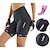 cheap Cycling Pants, Shorts, Tights-X-TIGER Women&#039;s Cycling Shorts 5D Padded Pockets Bike Padded Shorts MTB Road Bike Solid Color Black Breathable Moisture Wicking Reflective Strips Spandex Polyester Clothing Apparel