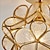 olcso Mennyezeti lámpák-20 cm-es mennyezeti lámpa led virág dizájn függőlámpás design üveg sárgaréz modern 220-240v