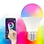billige LED-smartpærer-smart led lyspære musik sync bluetooth app kontrol dæmpbar e27 a70 rgbc farve skiftende lampe til julefest kompatibel ios/android 1pc