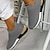 abordables Zapatillas de mujer-Mujer Zapatillas de Atletismo Zapatillas de deporte Tallas Grandes Zapatos Flyknit Zapatos blancos Exterior Diario Color sólido Tacón Cuña Dedo redondo Deportivo Casual Minimalismo Zapatos para
