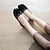 hesapli Kadın Sandaletleri-Kadın&#039;s Düz Ayakkabılar Balerin Çiçekli Düz Taban Yuvarlak Uçlu Tatlı Günlük PU Deri Mokasen Bahar Yaz Solid Beyaz Siyah Bej
