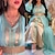 billige Arabisk muslim-Dame Abaya Kaftan-kjole Cosplay Abaya Arabisk Muslim Voksen Kjole Fest, Festival