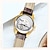 abordables Relojes mecánicos-OLEVS Mujer Relojes Mecánico Calendario Impermeable Noctilucente Cuero Auténtico Reloj